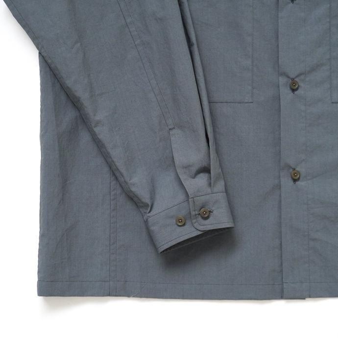 kontor / LS PANEL SHIRT - GREY パネルシャツ KON-SH05241 グレー |  | 05