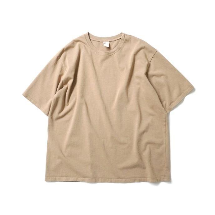 ONE CUSTOM FITS ALL / Heavy Cotton S/S Tee - Khaki ヘビーコットン半袖Tシャツ | 