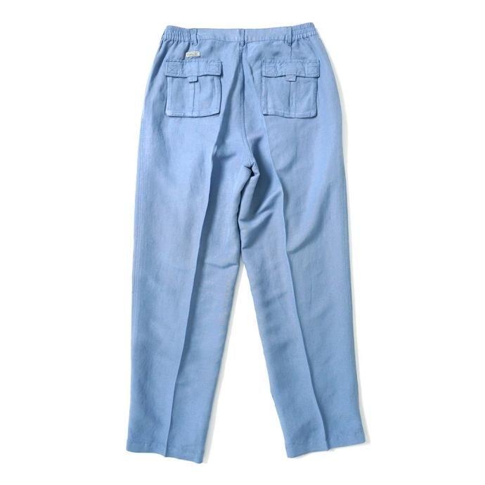 WEEKENDER / St. Barts Linen Pant - Chambray ウィークエンダー リネンパンツ |  | 01