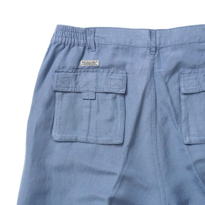 WEEKENDER / St. Barts Linen Pant - Chambray ウィークエンダー リネンパンツ |  | 03