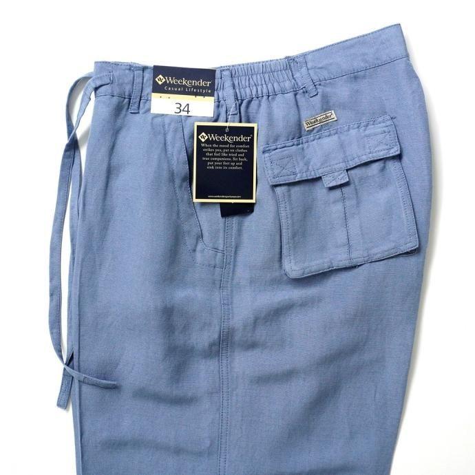 WEEKENDER / St. Barts Linen Pant - Chambray ウィークエンダー リネンパンツ |  | 04