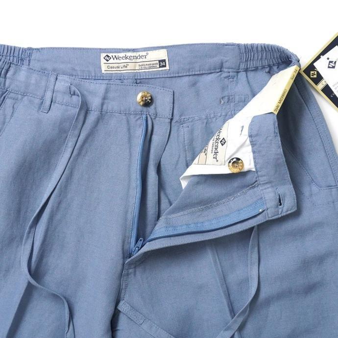 WEEKENDER / St. Barts Linen Pant - Chambray ウィークエンダー リネンパンツ |  | 05