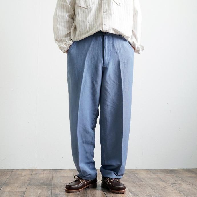 WEEKENDER / St. Barts Linen Pant - Chambray ウィークエンダー リネンパンツ |  | 07