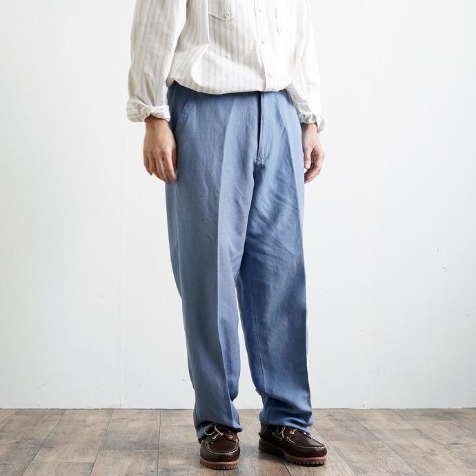 WEEKENDER / St. Barts Linen Pant - Chambray ウィークエンダー リネンパンツ |  | 08