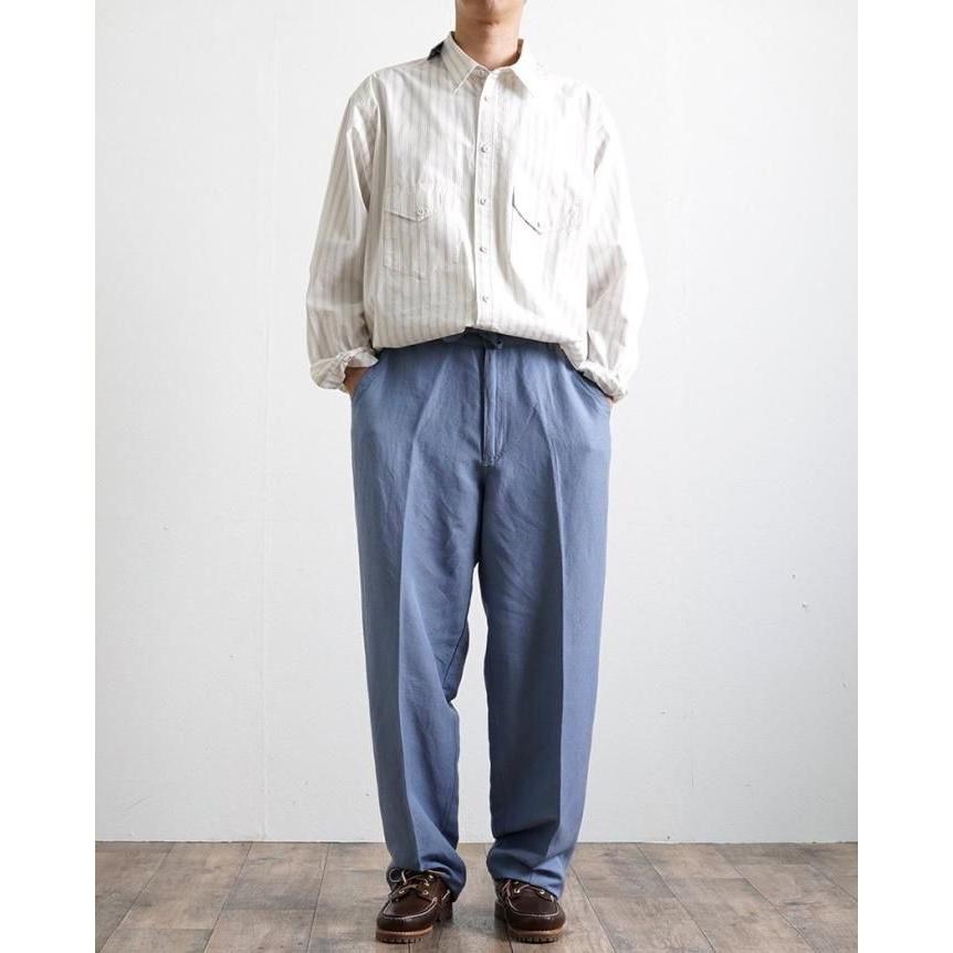 WEEKENDER / St. Barts Linen Pant - Chambray ウィークエンダー リネンパンツ |  | 09