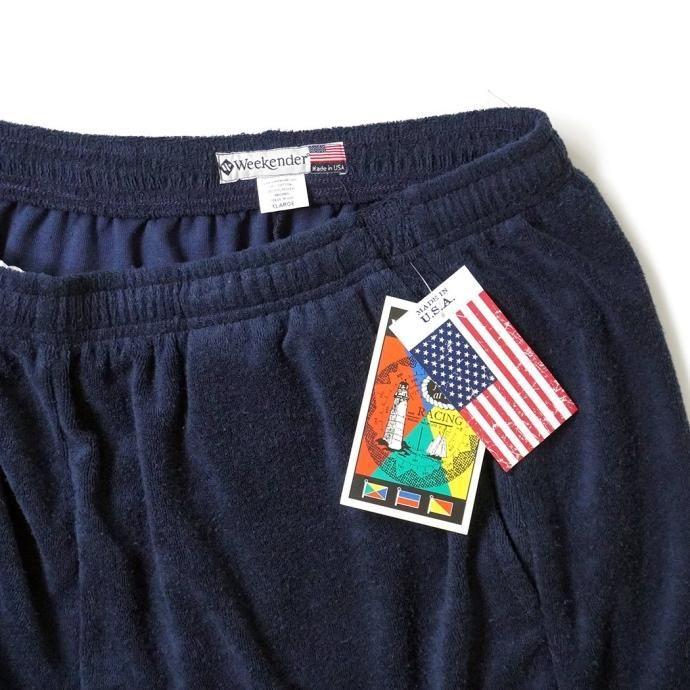 WEEKENDER / Terry Short - Navy ウィークエンダー テリーショーツ パイルショートパンツ アメリカ製 USA |  | 04