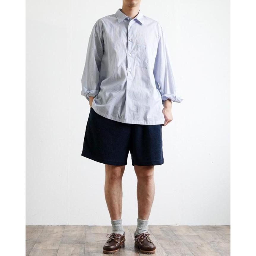 WEEKENDER / Terry Short - Navy ウィークエンダー テリーショーツ パイルショートパンツ アメリカ製 USA |  | 07