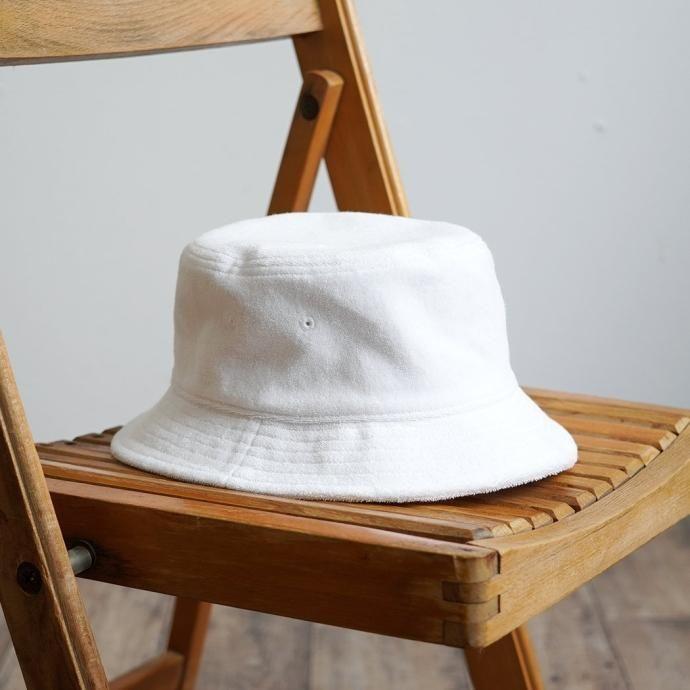 AS Colour / Terry Bucket Hat - White テリー バケットハット ホワイト パイル素材 | AS Colour