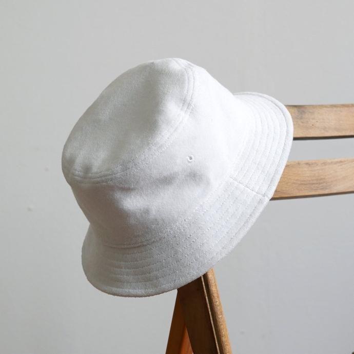 AS Colour / Terry Bucket Hat - White テリー バケットハット ホワイト パイル素材 | AS Colour | 01