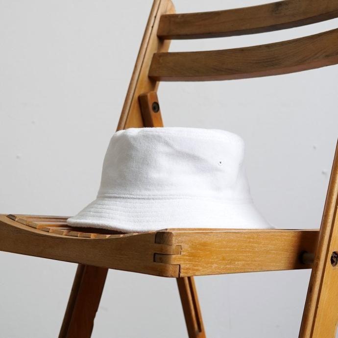 AS Colour / Terry Bucket Hat - White テリー バケットハット ホワイト パイル素材 | AS Colour | 02
