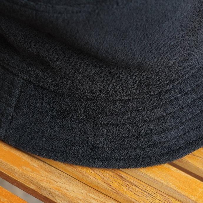 AS Colour / Terry Bucket Hat - Black テリー バケットハット ブラック パイル素材 | AS Colour | 05