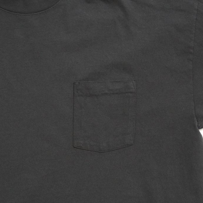 LOS ANGELES APPAREL ロサンゼルスアパレル 1809GD 6.5oz ガーメントダイ 半袖ポケットTシャツ - Black ブラック | LOS ANGELES APPAREL | 03