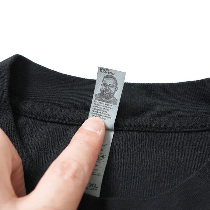 LOS ANGELES APPAREL ロサンゼルスアパレル 1809GD 6.5oz ガーメントダイ 半袖ポケットTシャツ - Black ブラック | LOS ANGELES APPAREL | 04