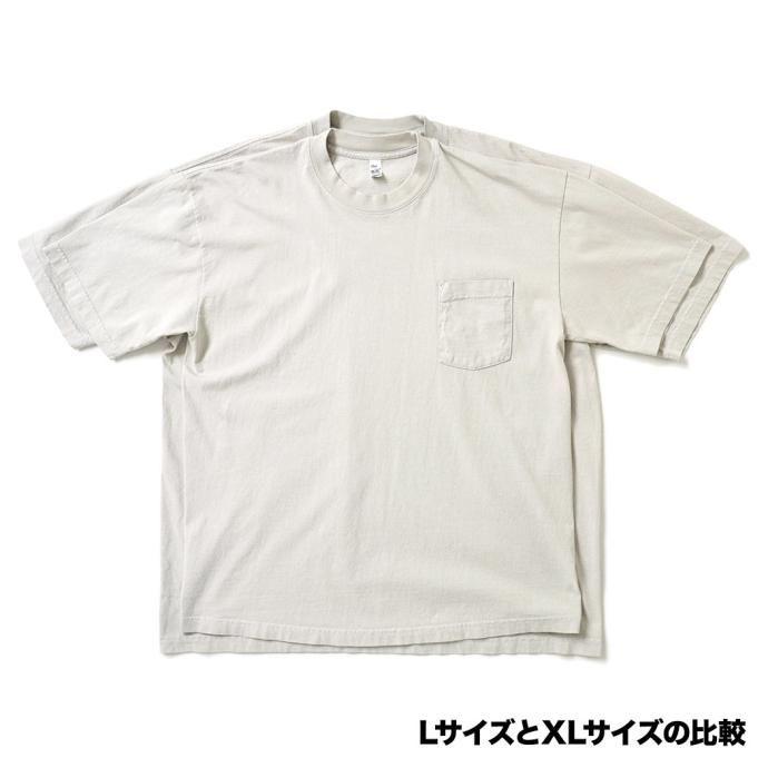 LOS ANGELES APPAREL ロサンゼルスアパレル 1809GD 6.5oz ガーメントダイ 半袖ポケットTシャツ - Black ブラック | LOS ANGELES APPAREL | 09
