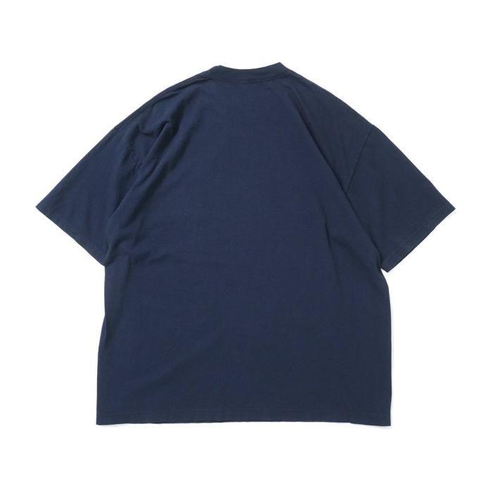 LOS ANGELES APPAREL ロサンゼルスアパレル 1809GD 6.5oz ガーメントダイ 半袖ポケットTシャツ - Navy ネイビー | LOS ANGELES APPAREL | 01