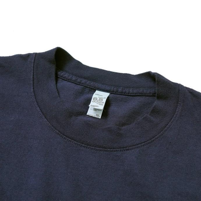 LOS ANGELES APPAREL ロサンゼルスアパレル 1809GD 6.5oz ガーメントダイ 半袖ポケットTシャツ - Navy ネイビー | LOS ANGELES APPAREL | 02
