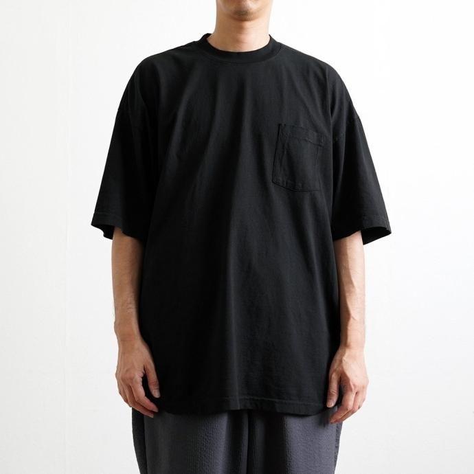 LOS ANGELES APPAREL ロサンゼルスアパレル 1809GD 6.5oz ガーメントダイ 半袖ポケットTシャツ - Navy ネイビー | LOS ANGELES APPAREL | 06