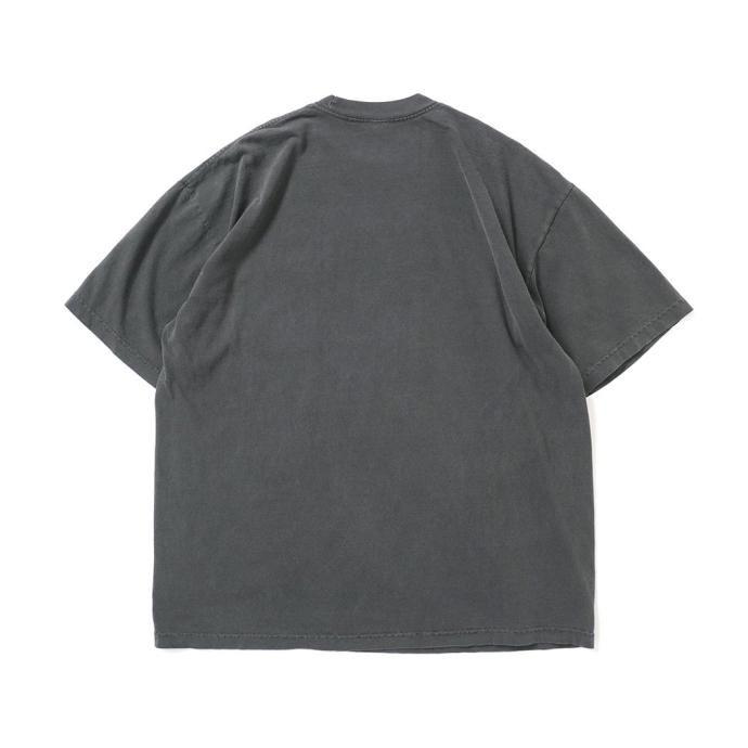 LOS ANGELES APPAREL ロサンゼルスアパレル 1809GD 6.5oz ガーメントダイ 半袖ポケットTシャツ - Vintage Black ヴィンテージブラック | LOS ANGELES APPAREL | 01