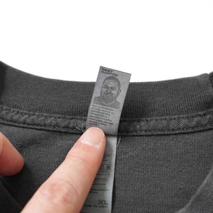 LOS ANGELES APPAREL ロサンゼルスアパレル 1809GD 6.5oz ガーメントダイ 半袖ポケットTシャツ - Vintage Black ヴィンテージブラック | LOS ANGELES APPAREL | 04