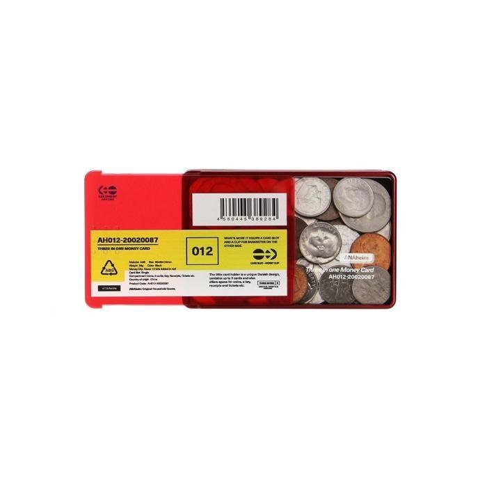 ANAheim Money Card - Metallic Red アナハイム マネーカード - メタリックレッド | コインケース マネークリップ |  | 08