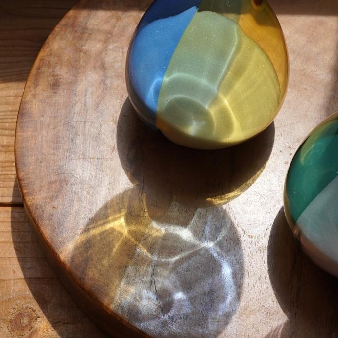 砂時計 M（バイカラー）A YExLBL イエローxライトブルー Hourglass M 10分 db081 ハイタイド | HIGHTIDE | 11