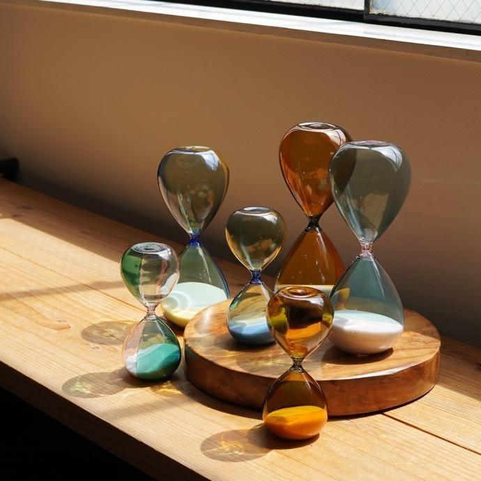 砂時計 M（バイカラー）C PIxTBL ピンクxターコイズブルー Hourglass M 10分 db081 ハイタイド | HIGHTIDE | 11