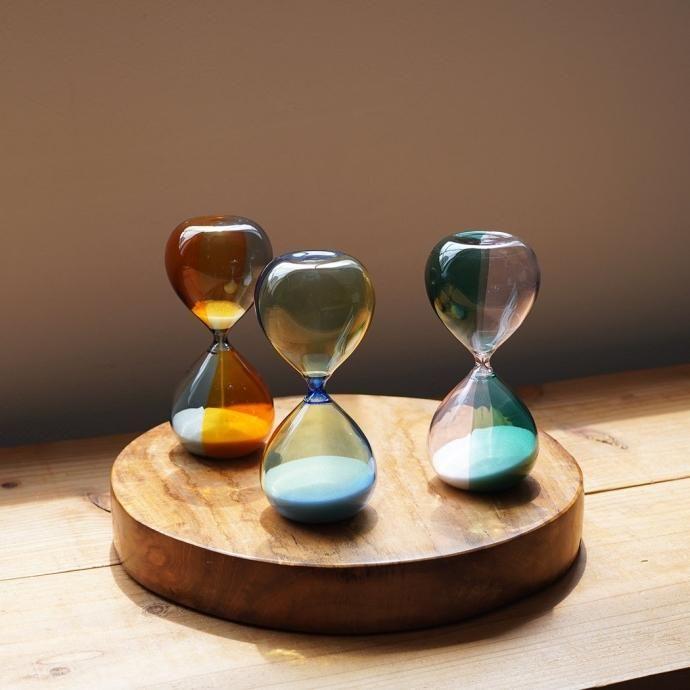 砂時計 M（バイカラー）C PIxTBL ピンクxターコイズブルー Hourglass M 10分 db081 ハイタイド | HIGHTIDE | 05