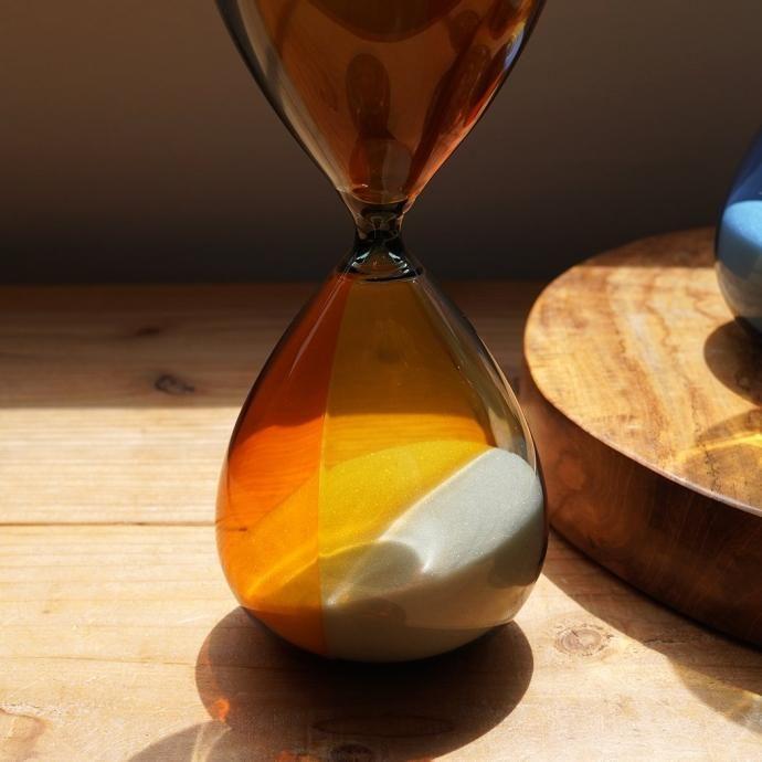 砂時計 L（バイカラー）B GYxAM グレーxアンバー Hourglass L 30分 db082 ハイタイド | HIGHTIDE | 02