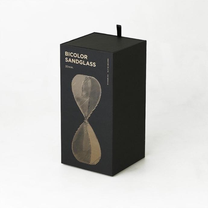 砂時計 L（バイカラー）B GYxAM グレーxアンバー Hourglass L 30分 db082 ハイタイド | HIGHTIDE | 04