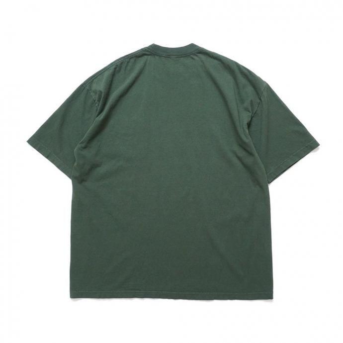 LOS ANGELES APPAREL ロサンゼルスアパレル 1809GD 6.5oz ガーメントダイ 半袖ポケットTシャツ - Ivy アイビー ダークグリーン | LOS ANGELES APPAREL | 01