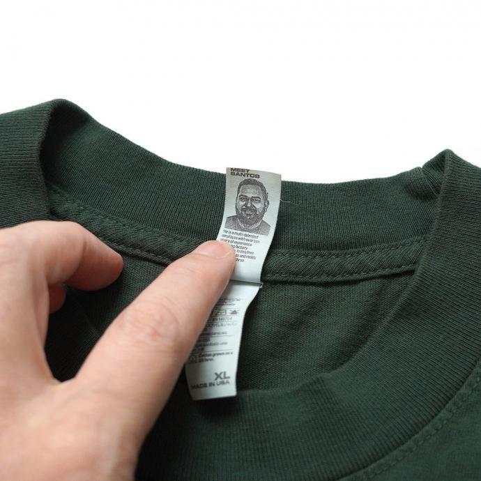 LOS ANGELES APPAREL ロサンゼルスアパレル 1809GD 6.5oz ガーメントダイ 半袖ポケットTシャツ - Ivy アイビー ダークグリーン | LOS ANGELES APPAREL | 04