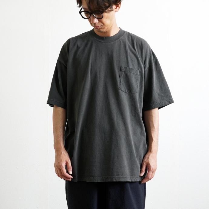 LOS ANGELES APPAREL ロサンゼルスアパレル 1809GD 6.5oz ガーメントダイ 半袖ポケットTシャツ - Ivy アイビー ダークグリーン | LOS ANGELES APPAREL | 06