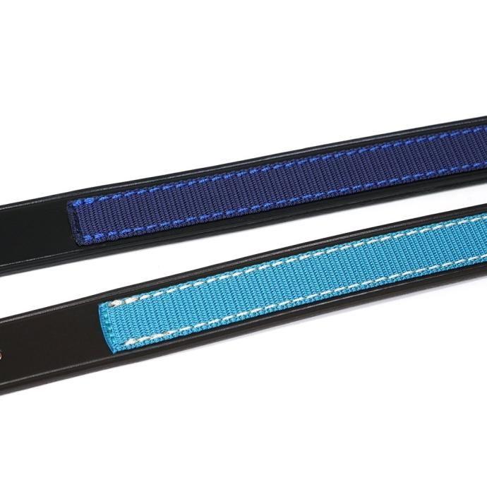 DG THE DRY GOODS / ONE UNIFORM BELT with Webbing レザーベルト ブラック／ネイビー | SADO | 04