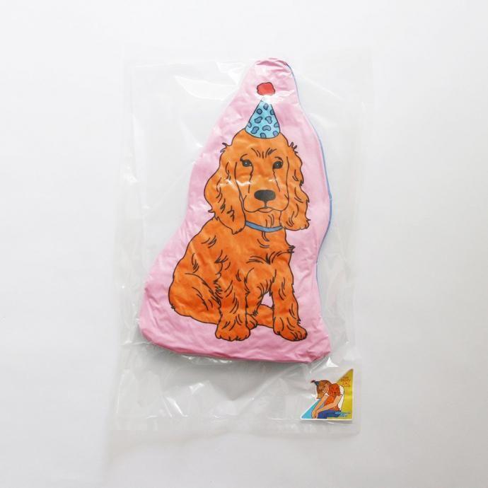 The Enjoy C&D Club Cushion - Dog/Pink ドッグ ピンク 犬イラストクッション | DETAIL | 13