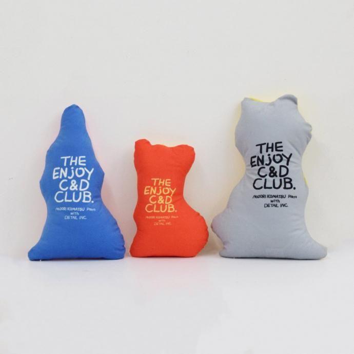 The Enjoy C&D Club Cushion - Dog/Pink ドッグ ピンク 犬イラストクッション | DETAIL | 03