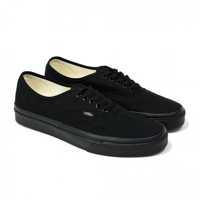 VANS / UA Authentic - Black/Black VN000EE3BKA ヴァンズ オーセンティック オールブラック | VANS