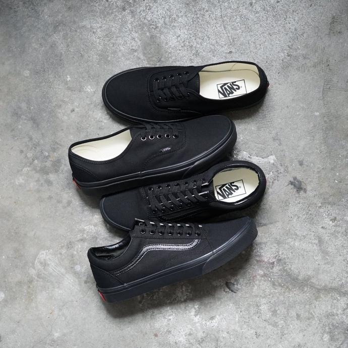 VANS / UA Authentic - Black/Black VN000EE3BKA ヴァンズ オーセンティック オールブラック | VANS | 06