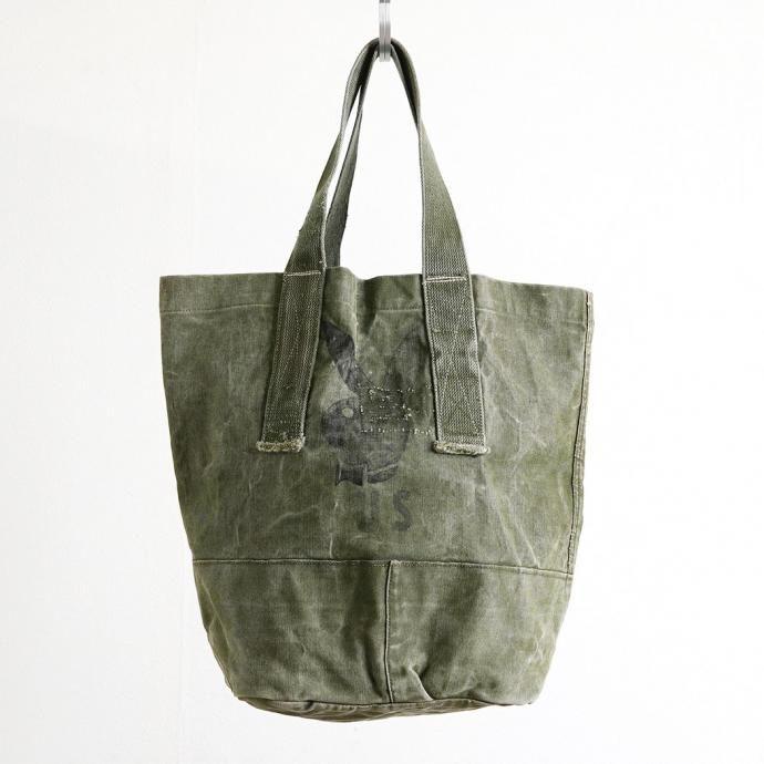 Hexico / CUSTOM & GRAFFITI TOTE BAG Made with U.S. ARMY 50s-70s DUFFLE BAG COTTON - 02 ヘキシコ リメイクトートバッグ | Hexico