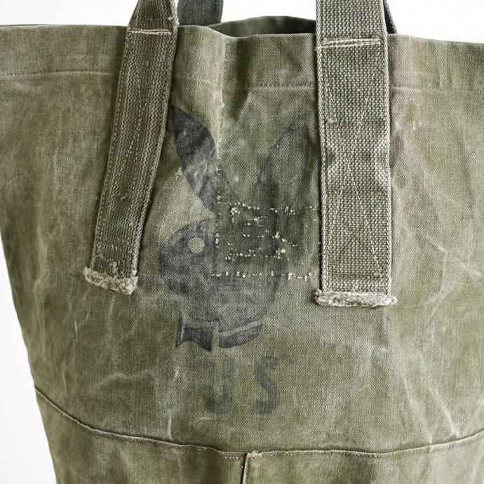 Hexico / CUSTOM & GRAFFITI TOTE BAG Made with U.S. ARMY 50s-70s DUFFLE BAG COTTON - 02 ヘキシコ リメイクトートバッグ | Hexico | 02
