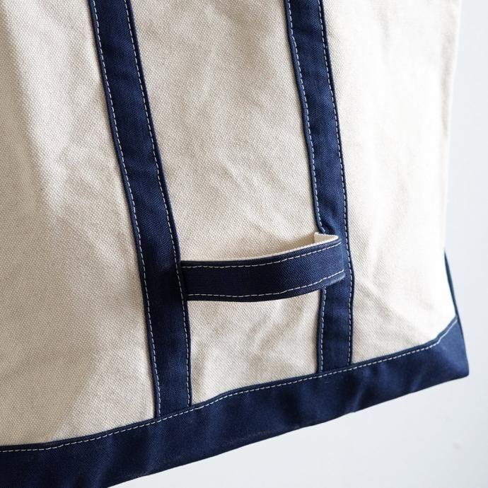 DANDUX / Classic Large Coal Bag 1121 - Natural/Navy ダンダックス トート ナチュラル／ネイビー |  | 03