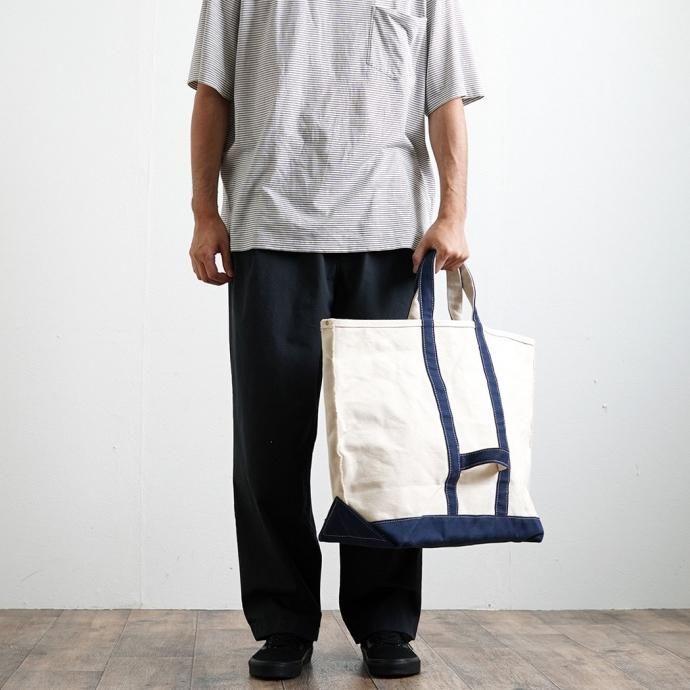 DANDUX / Classic Large Coal Bag 1121 - Natural/Navy ダンダックス トート ナチュラル／ネイビー |  | 08