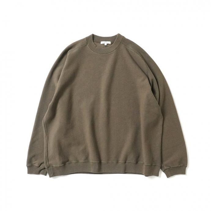 kontor / FREEDOM SLEEVE SWEATER - OLIVE フリーダムスリーブ スウェットシャツ KON-CS02243 | 