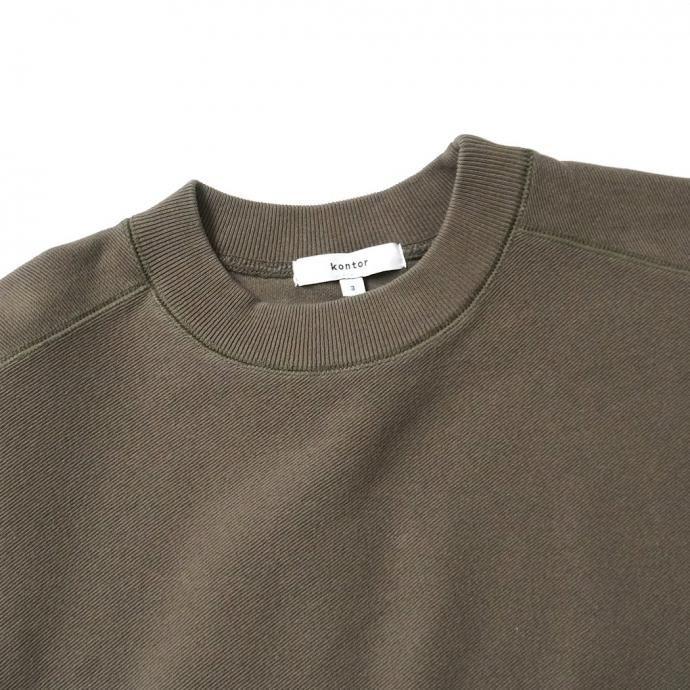 kontor / FREEDOM SLEEVE SWEATER - OLIVE フリーダムスリーブ スウェットシャツ KON-CS02243 |  | 02