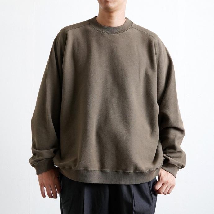 kontor / FREEDOM SLEEVE SWEATER - OLIVE フリーダムスリーブ スウェットシャツ KON-CS02243 |  | 05