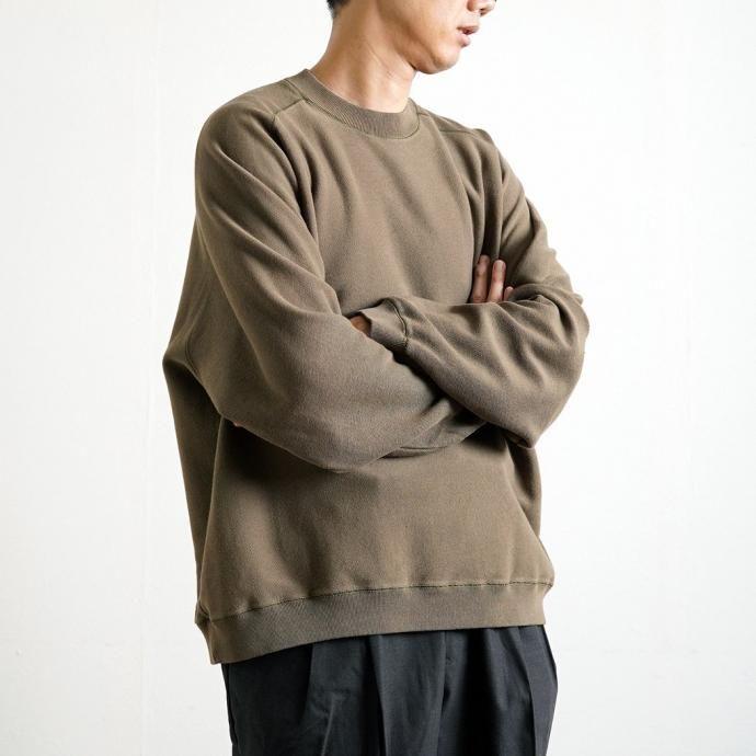 kontor / FREEDOM SLEEVE SWEATER - OLIVE フリーダムスリーブ スウェットシャツ KON-CS02243 |  | 06