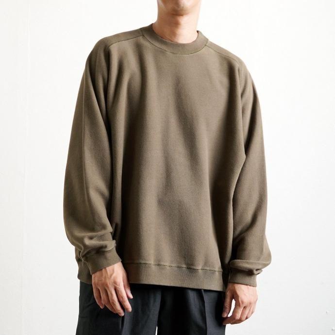 kontor / FREEDOM SLEEVE SWEATER - OLIVE フリーダムスリーブ スウェットシャツ KON-CS02243 |  | 07