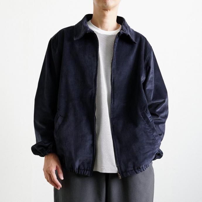 vecchi / Giubbino VTG Corduroy - Navy ストレッチコーデュロイ ハリントンジャケット ネイビー |  | 06