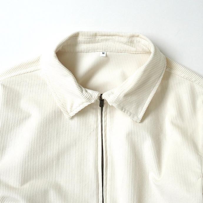 vecchi / Giubbino VTG Corduroy - Cream ストレッチコーデュロイ ハリントンジャケット クリーム |  | 02