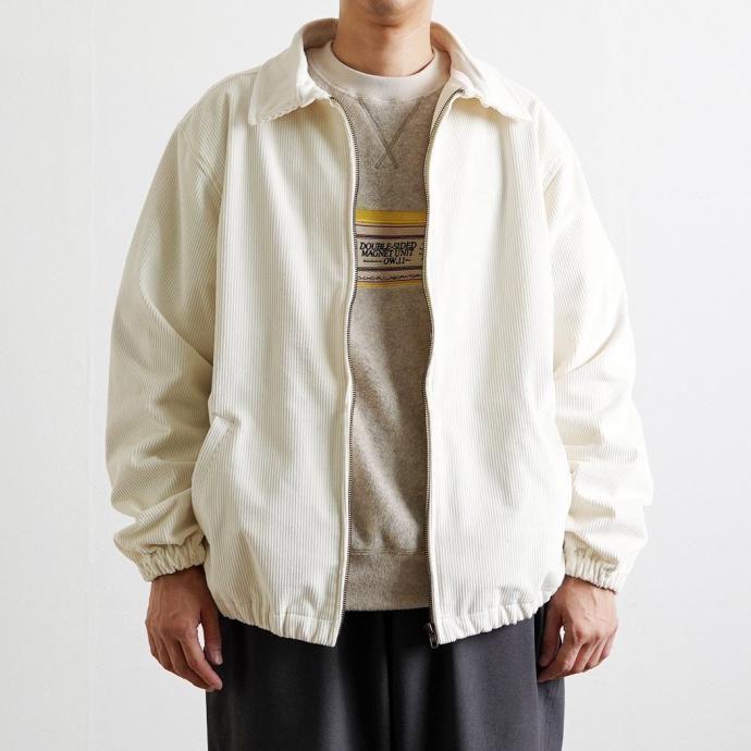 vecchi / Giubbino VTG Corduroy - Cream ストレッチコーデュロイ ハリントンジャケット クリーム |  | 06