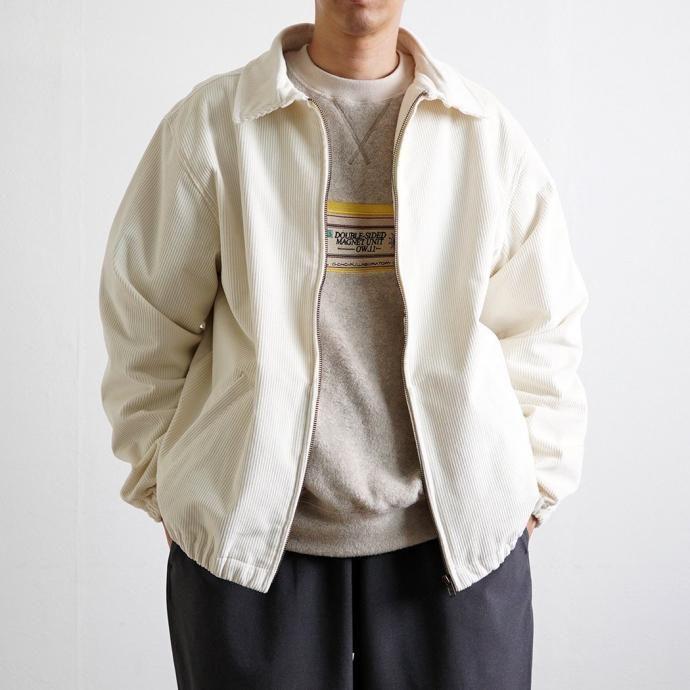 vecchi / Giubbino VTG Corduroy - Cream ストレッチコーデュロイ ハリントンジャケット クリーム |  | 07